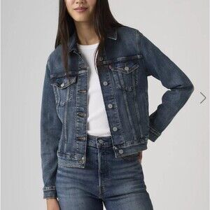 Levi Strauss Signature Women’s Original Trucker Jacket Classic Fit 2XL NWT